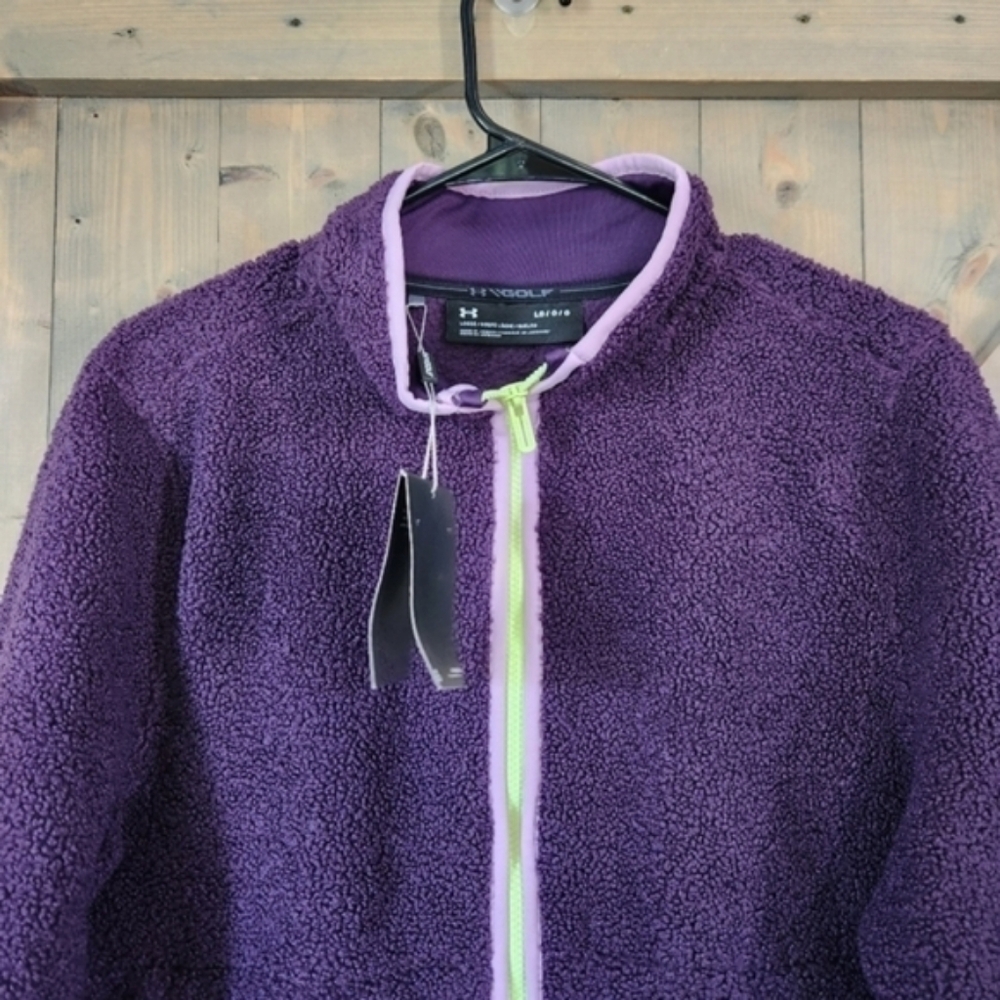 NWT Under Armour Fleece Full Zip Jacket Size Large